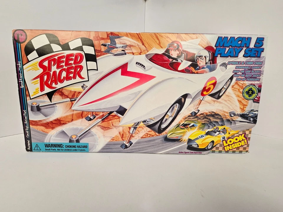 Juego Resaurus 1999 Speed Racer Mach 5 - ¡Nuevo en caja! Foto 2 de 4