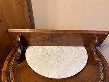 Wooden Wood Wall Shelf 23/5" L x 5" W x 5.5" H Farmhouse Country