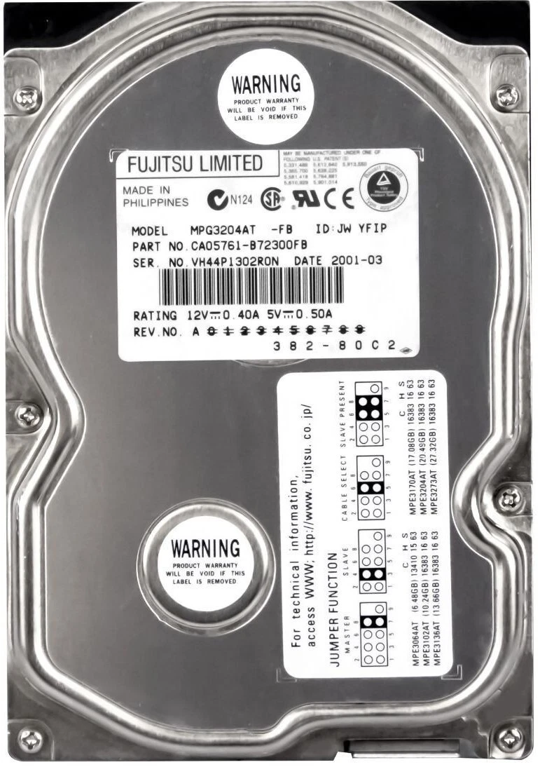 Preços baixos em Fujitsu Pata/IDE/EIDE unidades de disco rígido