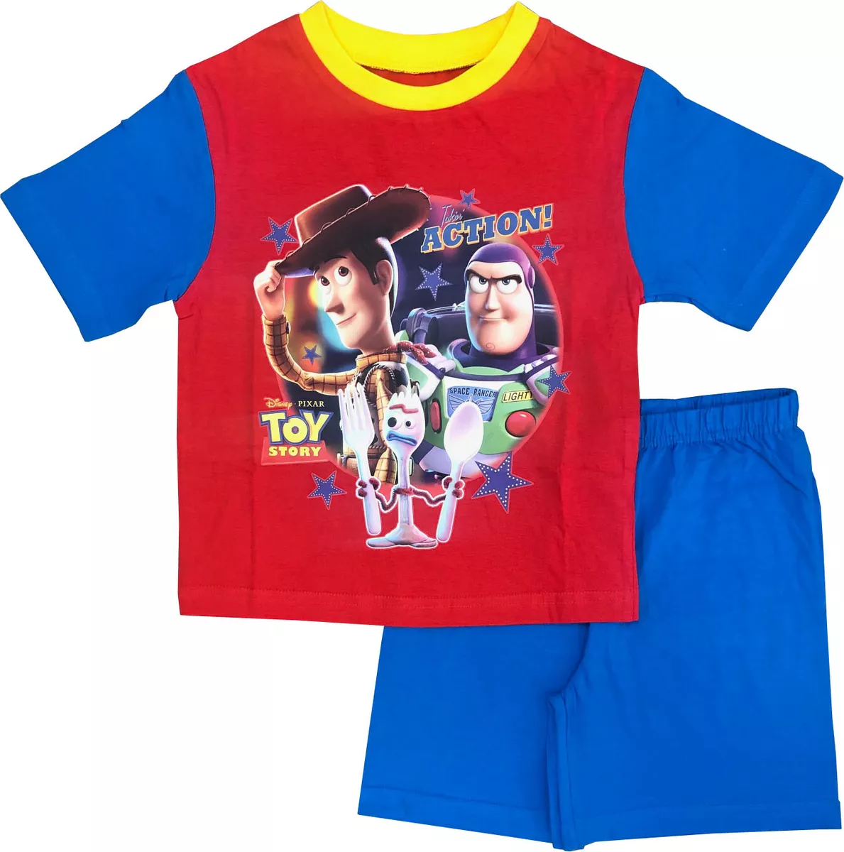 Boys Toddler Toy Story 4 Short Summer Pyjamas Ages 18 months to 5 Years