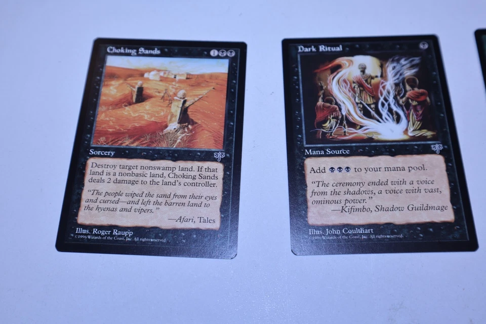 MTG Mirage Complete Common Set 110 Cards-Dark Ritual, Rampant Growth++ - Image 2 of 4