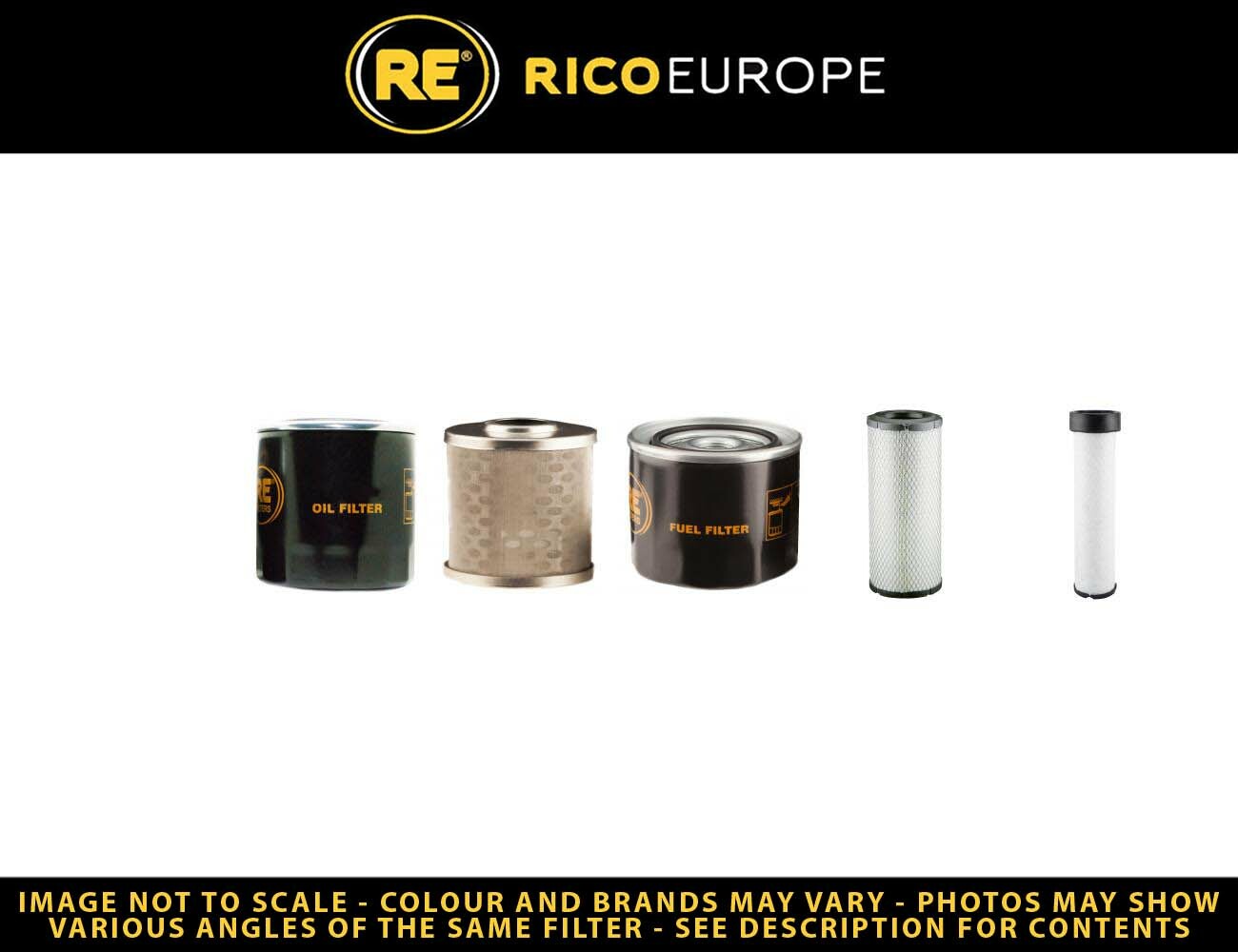 Filter Service Kit Fits KUBOTA M7060 Air Oil Fuel w/Kubota V3307CRTE4 Eng. eBay