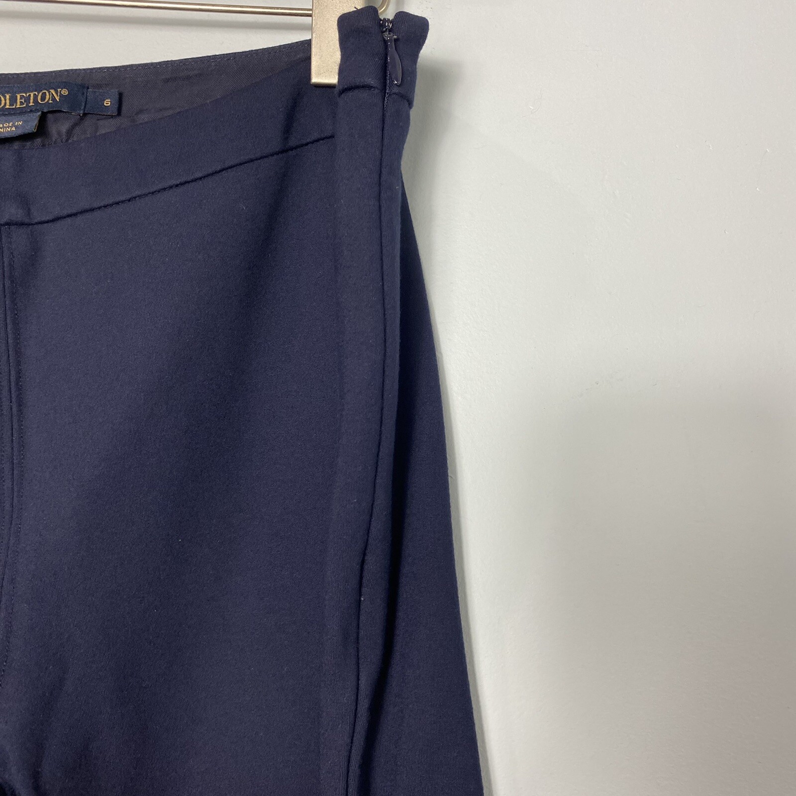 Pendleton Navy Blue Stretch Side Zip Basic Minima… - image 10