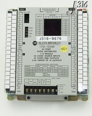 8676 ALLEN-BRADLEY 64 POINT DISTRIBUTED I/O MODULE 1791-IOVW | eBay