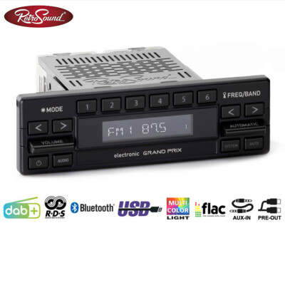 Retrosound ''Grand Prix'' Autoradio Oldtimer Youngtimer Mercedes Original Look