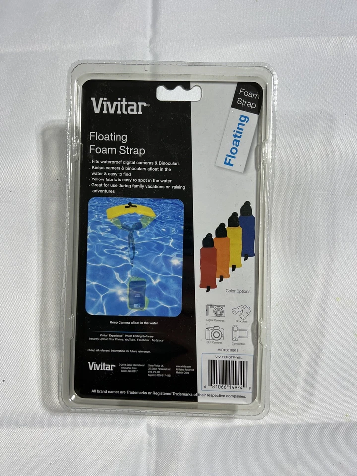 Vivitar Floating Wrist Strap (Yellow) for UnderWater/WaterProof Cameras 2/pack - Image 2 of 2