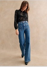 Sezane Valentine Blouse Black Size US 4