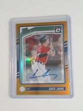 2024 DONRUSS JACE JUNG OPTIC RATED PROSPECT GOLD AUTOGRAPH SSP#6/10-TIGER