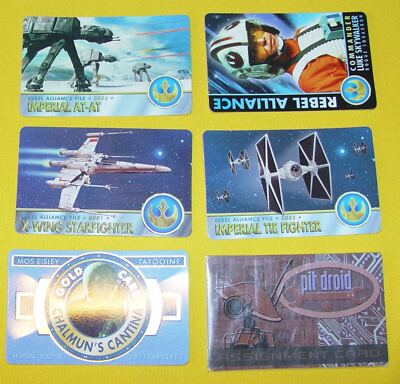 Star Wars Luke Skywalker, Tie Fighter, X-Wing, AT-AT, Cantina & Pit Droid #99501