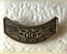 2002 Harley Davidson Owners GROUP HOG  PIN Jacket Hat Pin Harley Vintage