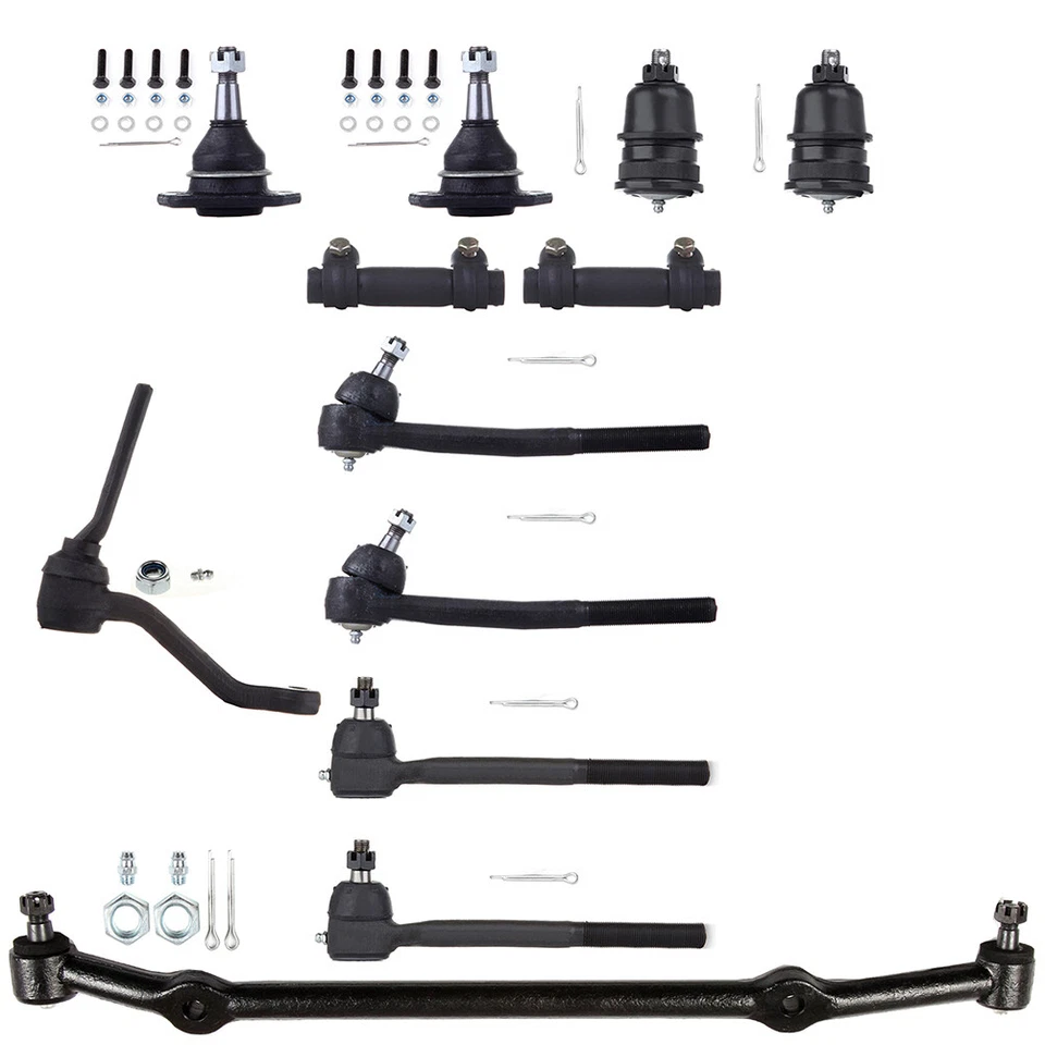 [12pcs] For Chevy Impala Caprice Steering Ball Joint Center Link Idler Arm Kit - Изображение 2 из 4