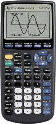 NEW Texas Instruments TI-83 Plus Graphing Calculator Blue MSRP $129.99