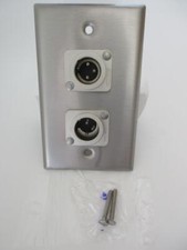 (1ea) ProCo WP1008 (2) Male XLR Stainless Sin...