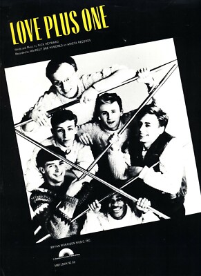 HAIRCUT ONE HUNDRED LOVE PLUS ONE SHEET MUSIC PIANO/VOCAL/GUITAR/CHORDS 1981 NEW