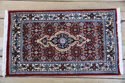   Handgeknüpfter Orientteppich Moud   Auto Fußmatten( 60 X 40 CM)   Neu Top