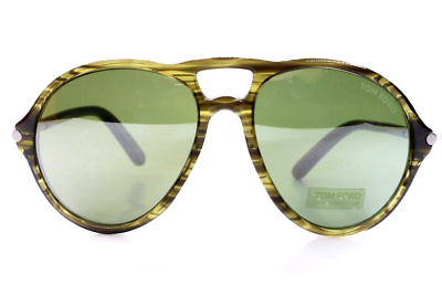 Tom Ford TF245 96p Jasper Green Acetate Designer Italy Sunglasses