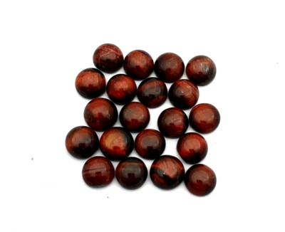 Natural Red Tiger Eye Trillion Cabochon Loose Gemstone 22 Pcs 8.50-9 MM 60 CT