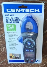 Cen-Tech 400AMP Digital TRMS Auto-Ranging Clamp Meter #59458
