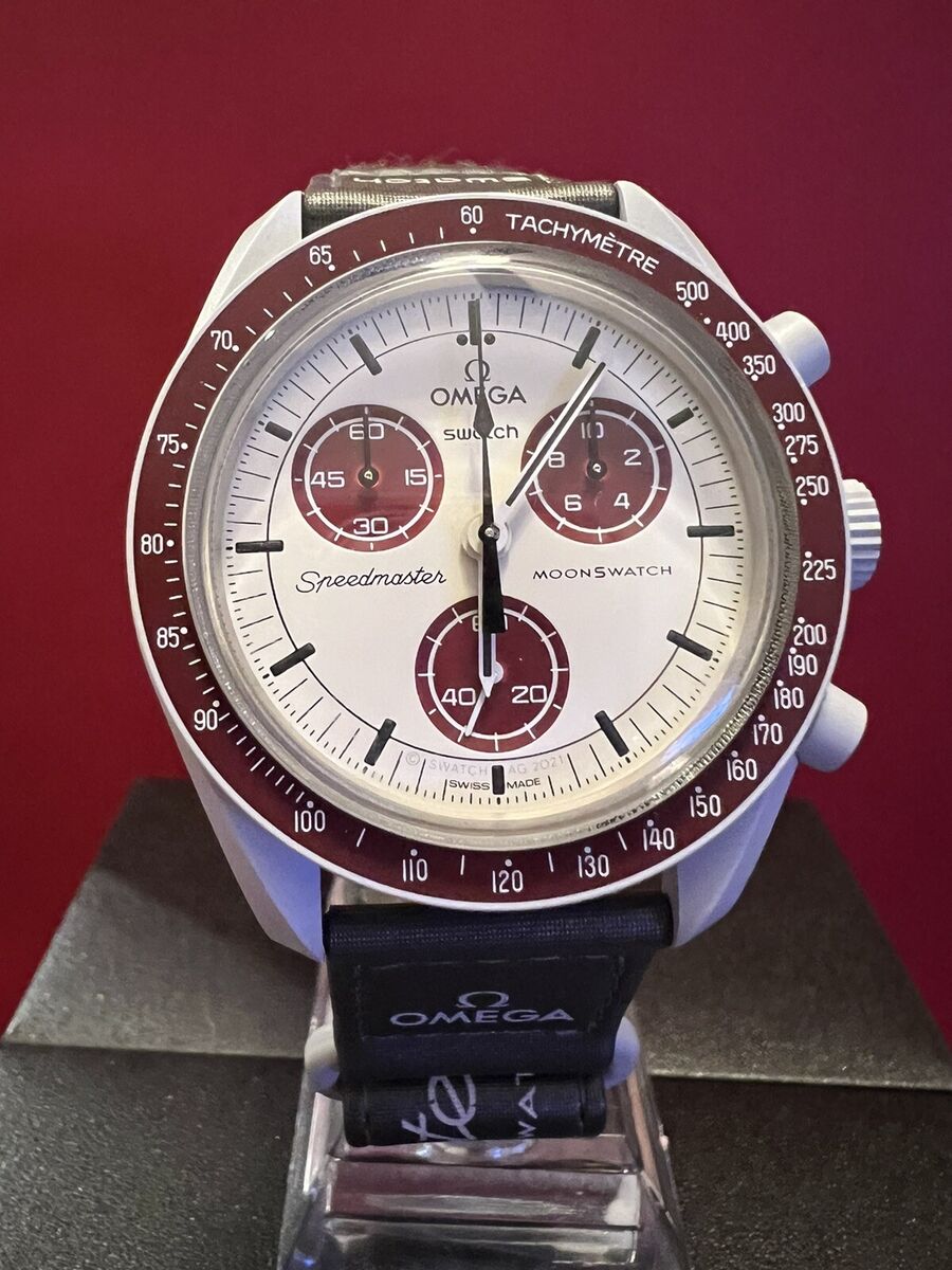 OMEGA SWATCH MISSION TO PLUTO WATCH 42mm. S A LE ! ! ! | eBay OMEGA SWATCH MISSION TO PLUTO WATCH 42mm. S A LE ! ! ! | eBay