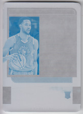2023 Panini 2021-22 One and One Evan Mobley Rookie Jersey Autographs Plate 1/1