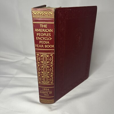 Vintage The American People's Encyclopedia Year Books 1954 & 1956