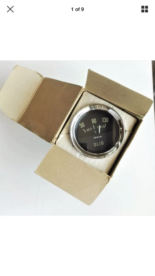 FERRARI 250 GT GTE 1960 - 1962 OIL TEMP GAUGE VEGLIA - Image 4 of 4