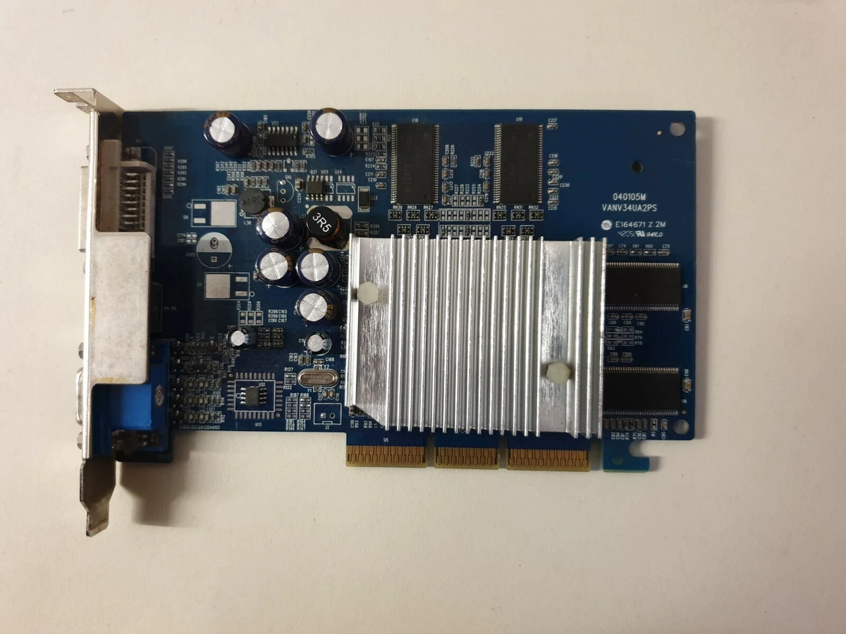 XFX GeForce FX5200 128MB DDR AGP PV T34K UAHG Graphics Card