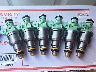 UPGRADE! 87-98 JEEP 4.0L BOSCH TYPE III FUEL INJECTORS SET 6 4 HOLLE