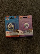 PAW PATROL TWO PACIFIERS AND COVERS 