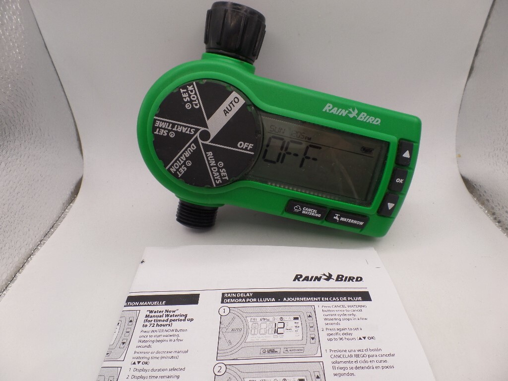 RAIN BIRD 1ZEHTMR ELECTRONIC HOSE TIMER EASYTOUSE 7DAY DIGITAL TIMER