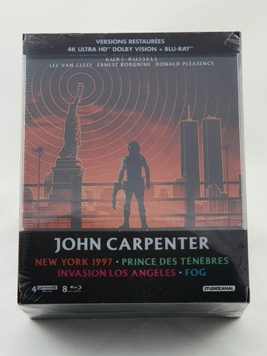 Coffret steelbook 4K John Carpenter