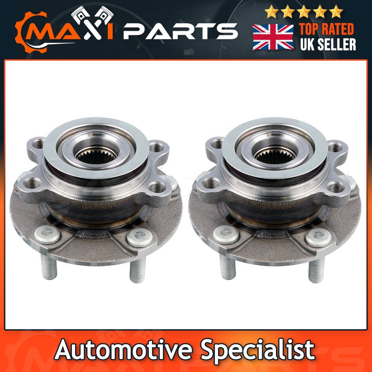 For Nissan X-Trail T31 2007-2014 Front Wheel Hub Bearing Kit Pair