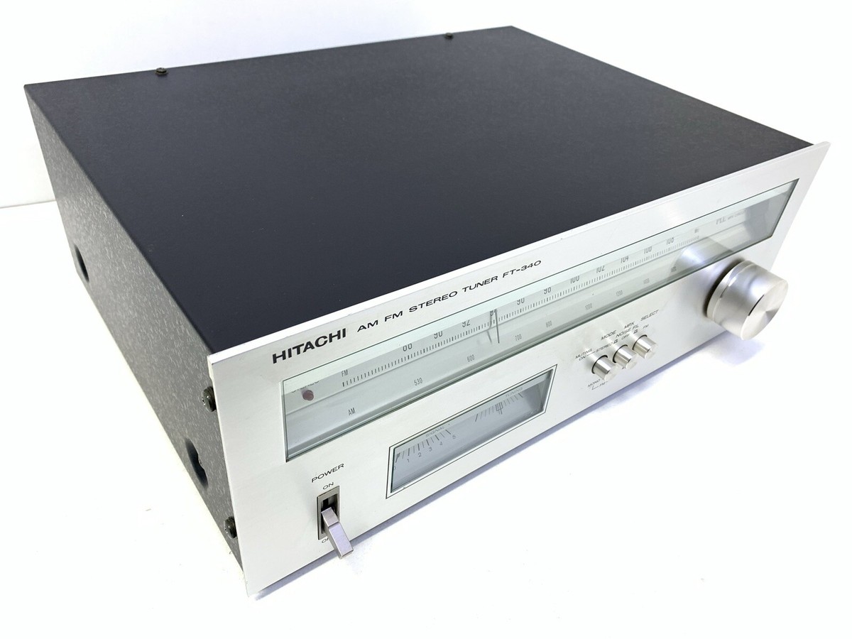 Hitachi FT-340 Am/Fm Stereo Tuner Hi Fi Japan Vintage 1977