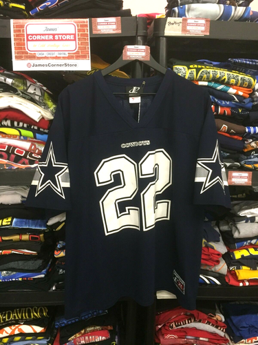 Vintage Logo Athletic Dallas Cowboys Emmitt Smith NFL Jersey XL #3080 - Foto 2 di 7