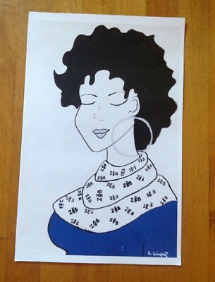  Zeta Phi Beta Self Confident  / Determined Theme Sorority Poster  Print 11 X 17
