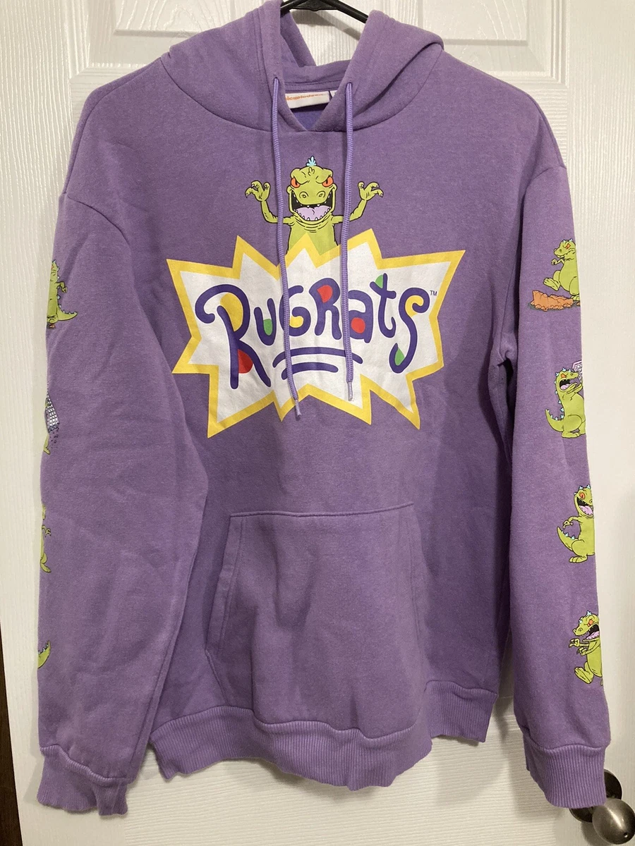 Nickelodeon Rugrats Reptar Purple Hoodie Unisex Mens Womens Adult Small