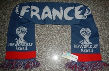 NWT Brazil Brasil 2014 Fifa World Cup Soccer Team France Winter Scarf