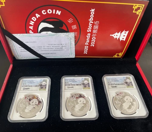 2020 China S10Y Panda- First Releases Struck at Shenyang Mint MS 70 NGC Series