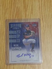 2016 Panini Elite Extra Edition Cracked Ice /24 Brendan McKay #CNT-BM Auto