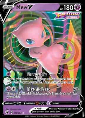 Pokemon TCG Deck Builder Cards Mew V, Inteleon, Rapid Strike, Fusion Strike  + | eBay