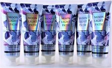 QTY 6 - Bath & Body Works MOONLIGHT PATH Body Cream Lotion Moisturizer 8oz