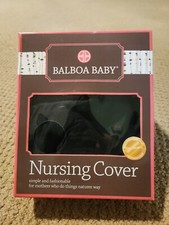BALBOA BABY NURSING COVER Contored Design Full Coverage w Pocket 100 Cotton