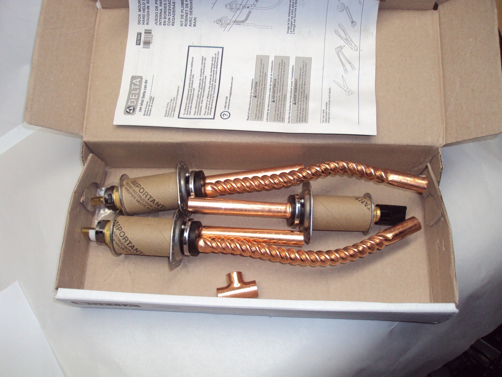 Delta R2707 Deck Mount Roman Tub Rough-In Kit | eBay