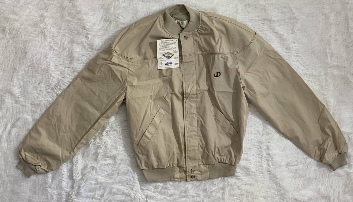 John Deere Water Resist Jacket Very RARE Mens Sz L NOS NWT Made By