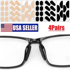 4Pairs Eyeglass Glasses Self-Adhesive Anti Slip Foam Stick on Nose Pad Cushion