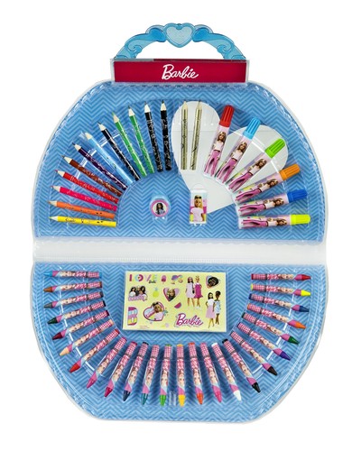 Mal- und Bastelset Barbie | Malkoffer mit Super Sticker Set - Bild 6 von 6