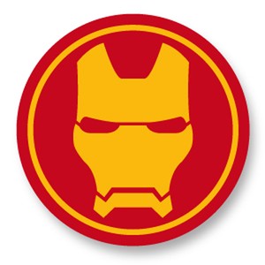 Pin Button Badge O25mm 1 Iron Man Super Heros Marvel Comics