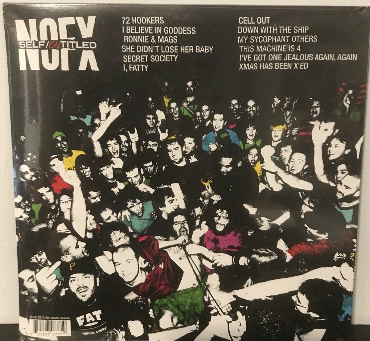 NOFX – Self / Entitled LP 2012 Fat Wreck Chords – FAT777-1