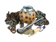 Argentina Mate Gourd Hand Made Natural Tea Cup  Straw Spoon BONUS Yerba - R24B