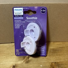Philips Avent Soothie Pacifier Pink, 0-3 months Sealed, 2 Pacifiers